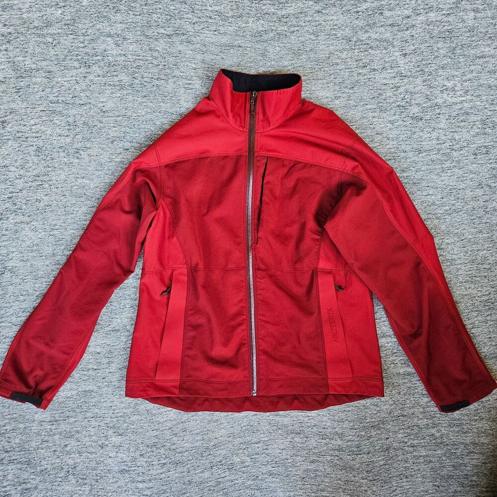 Vintage Arcteryx Shell Jacket Women's Large Red Goretex MADE IN CANADA Gorpcore